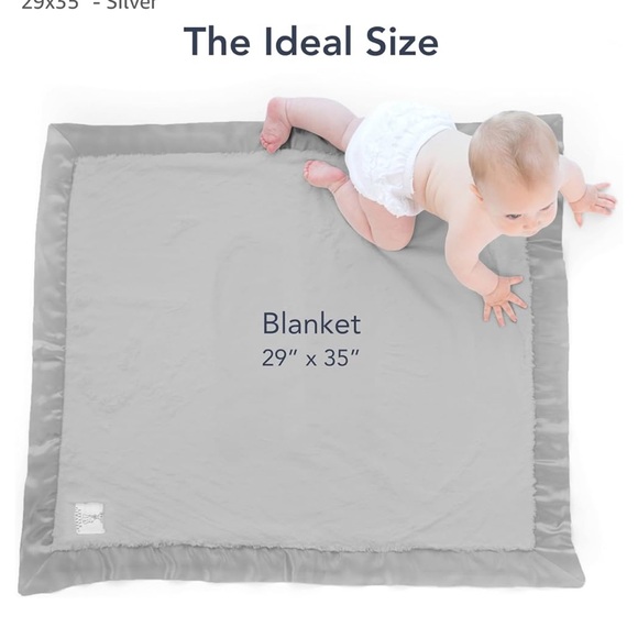 LUXURY BABY BUNDLE- baby blanket & lovey (BRAND NEW WITH TAGS) - retails $150 - Picture 13 of 14